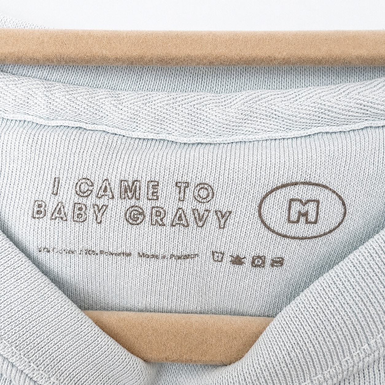 Yung Gravy Bbno$ Baby Gravy 2022 Tour Crewneck M Blue Retro Rap Concert Merch — image 3 of 4